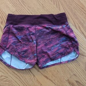 Ivivva Purple Multicolor Running Shorts